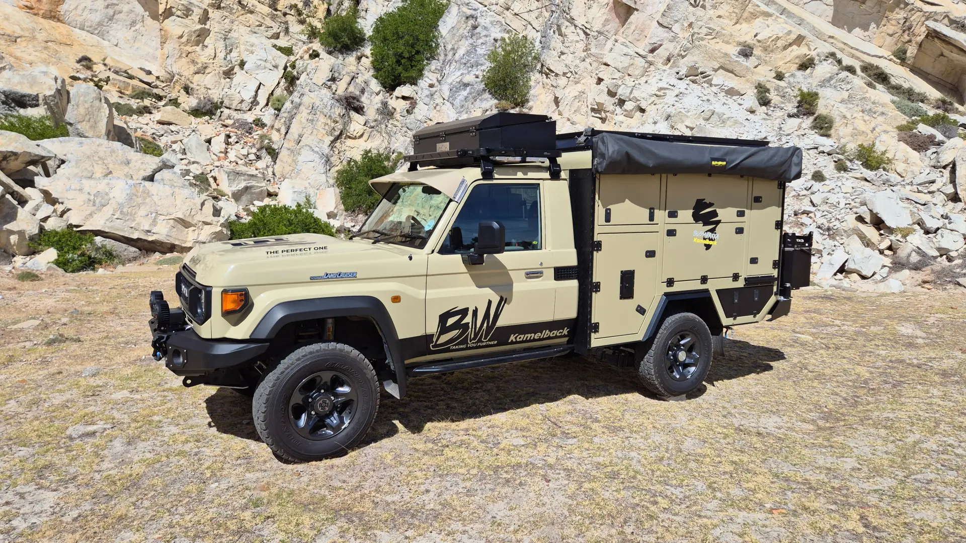 Bushwakka Africa kamelback camper conversion | single cab landcruiser