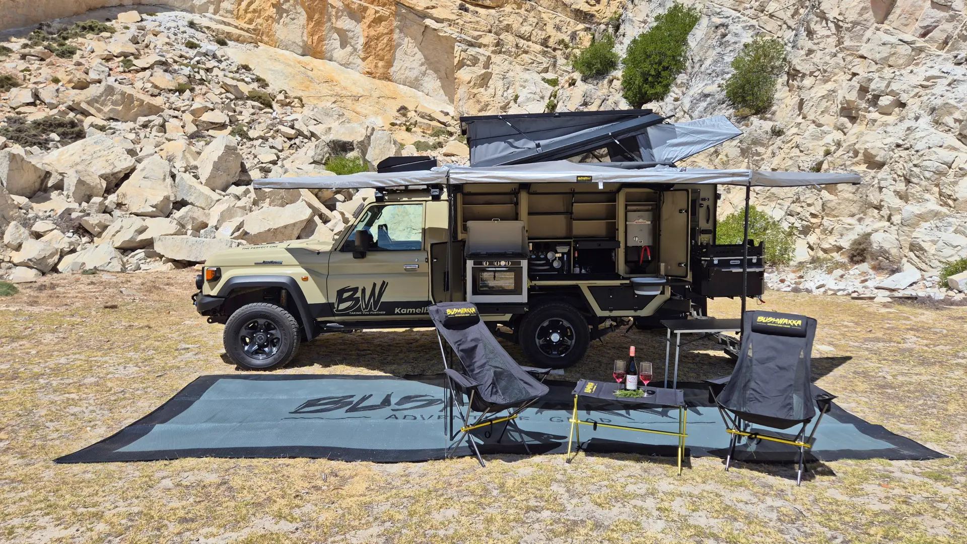 Bushwakka Africa kamelback camper conversion | single cab landcruiser